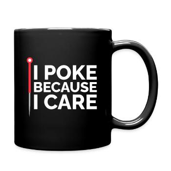 Lizenzierter TCM-Praktiker, spezialisierter Therapeut - Tasse einfarbig - Schwarz - Rechts