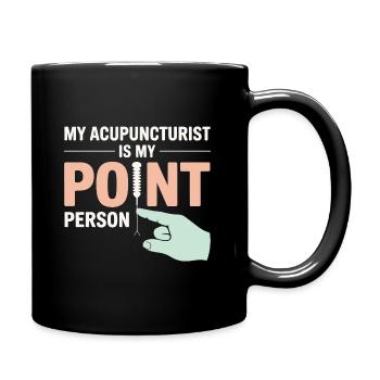 Licensed TCM Practitioner Expert Health Consultant - Full Colour Mug - black - Right
