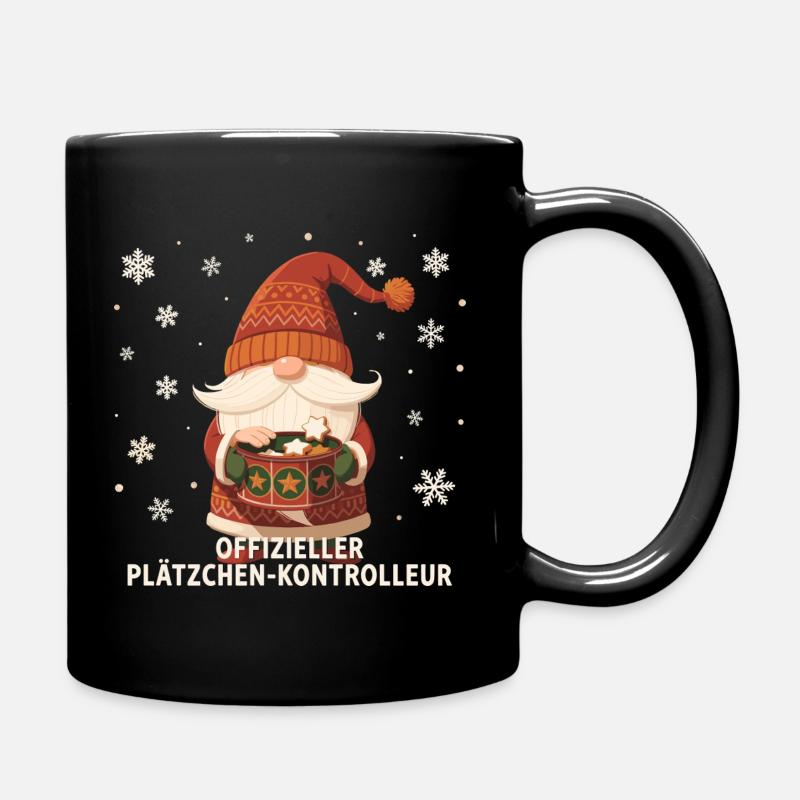 Biscuits Gnomes Cadeau de Noël Mignon - Mug uni - noir