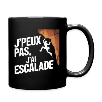 I can't I climbed - Full Colour Mug - black - Right