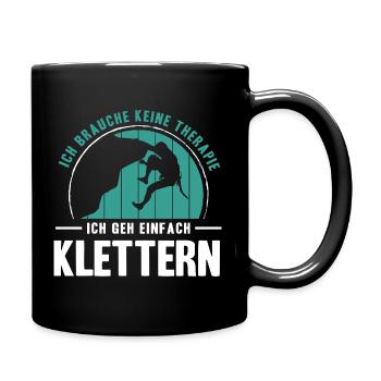Bouldering Gifts Climbing Climber Boulderer - Full Colour Mug - black - Right
