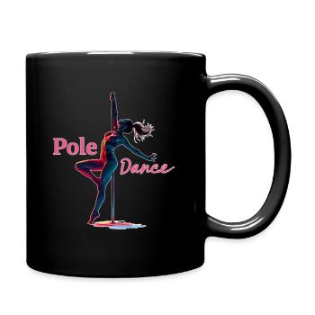 Pole Dance Pole Dancer Classy Acrobatic Gift - Full Colour Mug - black - Right