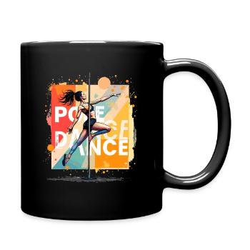 Pole Dance Pole Dancer Classy Acrobatic Gift - Full Colour Mug - black - Right