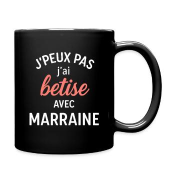 I silly with Godmother - Full Colour Mug - black - Right