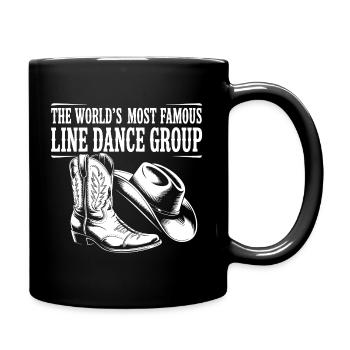 Groupe de danse en ligne mondialement célèbre - Mug uni - noir - Droite