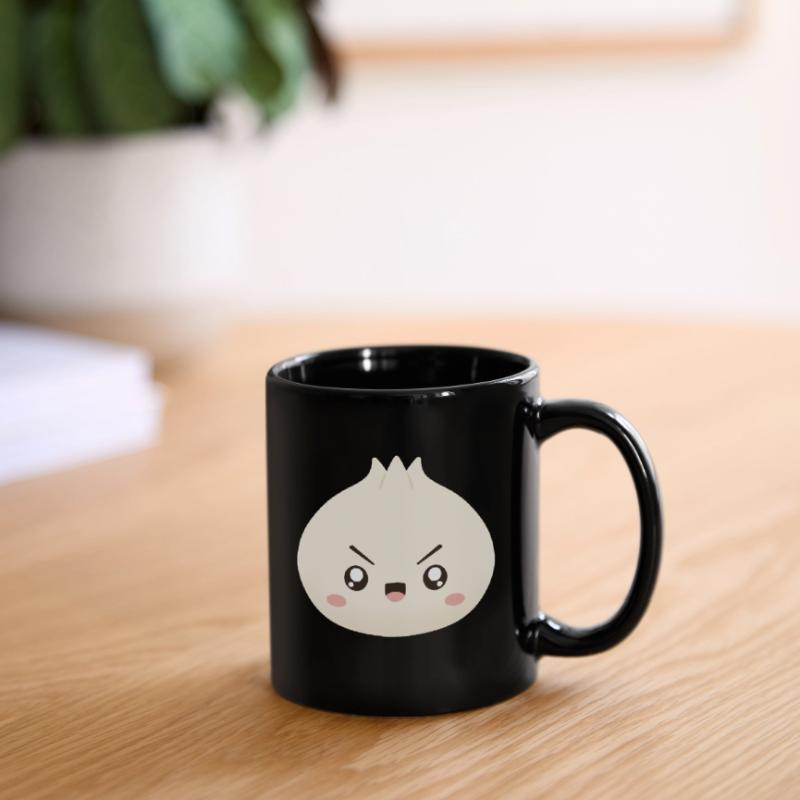 Grumpy Dumpling – süßes Maskottchen Tasse einfarbig