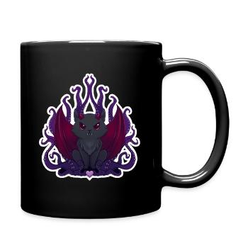 DemonCat - Tasse einfarbig - Schwarz - Rechts