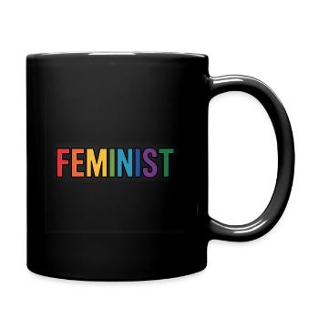 Féministe - T-shirt Logo Féminisme - Mug uni - noir - Droite