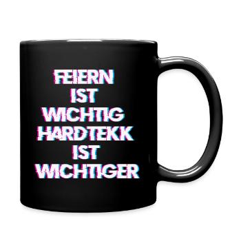 Hardtekk Tekk - Tasse einfarbig - Schwarz - Rechts