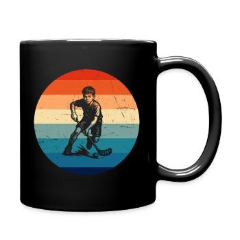 A must-have for real floorball - Full Colour Mug - black - Right