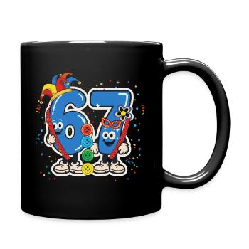 67 Six Seven Student Joke – Carnival Costume - Full Colour Mug - black - Right