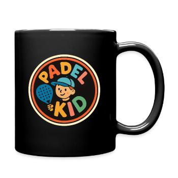 Autocollant du logo Padel Kid - Mug uni - noir - Droite