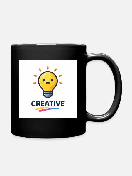 Conception créative d’éclairs lumineux - Mug uni - noir
