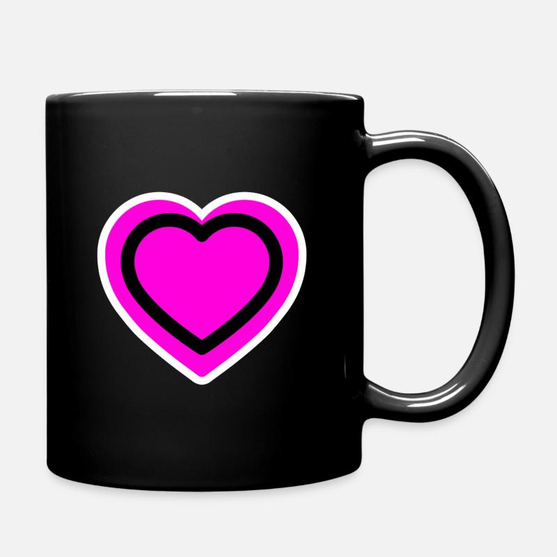 Liebe - Tasse einfarbig - Schwarz