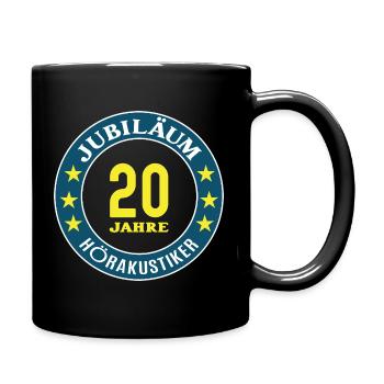 Hearing aid acoustician anniversary 20 years 20th anniversary - Full Colour Mug - black - Right