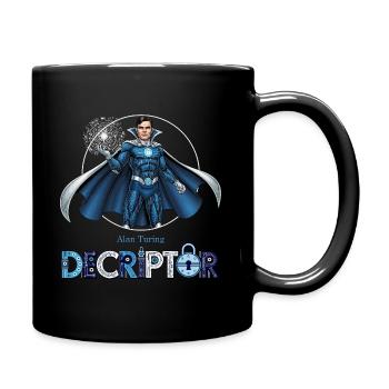 Hero Coder Entschlüsseler - Tasse einfarbig - Schwarz - Rechts