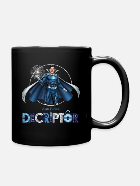 Hero Coder Entschlüsseler - Tasse einfarbig - Schwarz