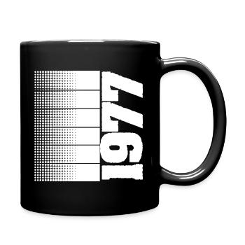 1977 - Tasse einfarbig - Schwarz - Rechts