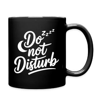 Do Not Disturb Sloth Anti Social - Full Colour Mug - black - Right