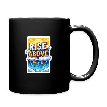 Rise Above Storms - Full Colour Mug - black - Right