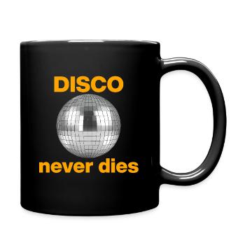 La disco ne meurt jamais : le pouvoir des paillettes ! Disco Ball - Mug uni - noir - Droite