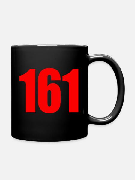 161 – Antifa Code Statement - Tasse einfarbig - Schwarz