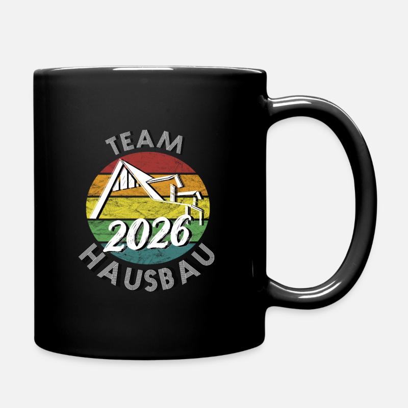 Team Haubau 2026 Builder Builder retro vintage - Full Colour Mug - black
