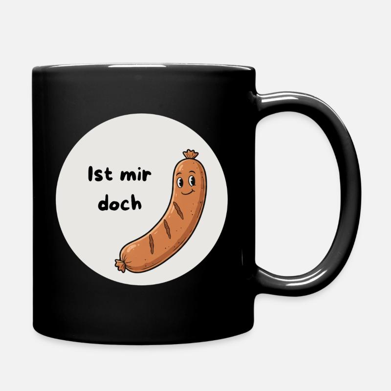 I don't care - Full Colour Mug - black