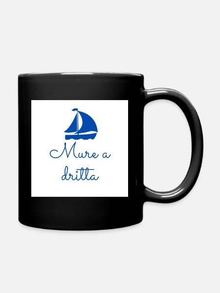 Starboard tack - Full Colour Mug - black