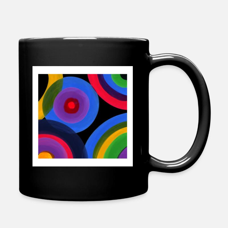 Symphonie des couleurs du cercle - Mug uni - noir