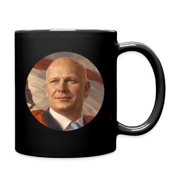Wegnerrevolution - Tasse einfarbig - Schwarz - Rechts