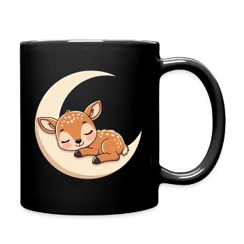 Repos Lune Fawn Dormant - Mug uni - noir - Droite