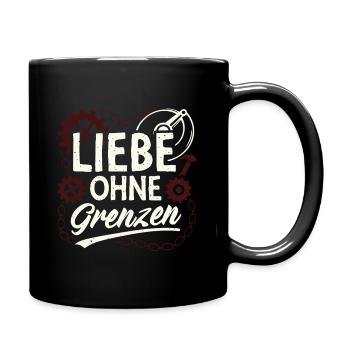 Liebe Ohne Grenzen Gear - Tasse einfarbig - Schwarz - Rechts
