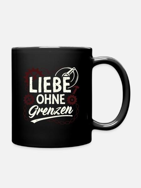 Liebe Ohne Grenzen Gear - Tasse einfarbig - Schwarz