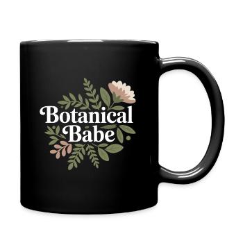 Kräuterkundige Botanische Kindheit Professioneller Klinischer DC - Tasse einfarbig - Schwarz - Rechts