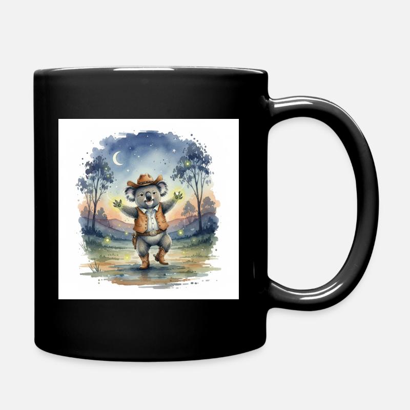 Mehni le cow-boy Koala - Mug uni - noir