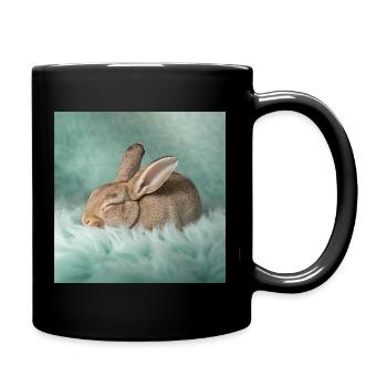 Rêves néon de lapin - Mug uni - noir - Droite