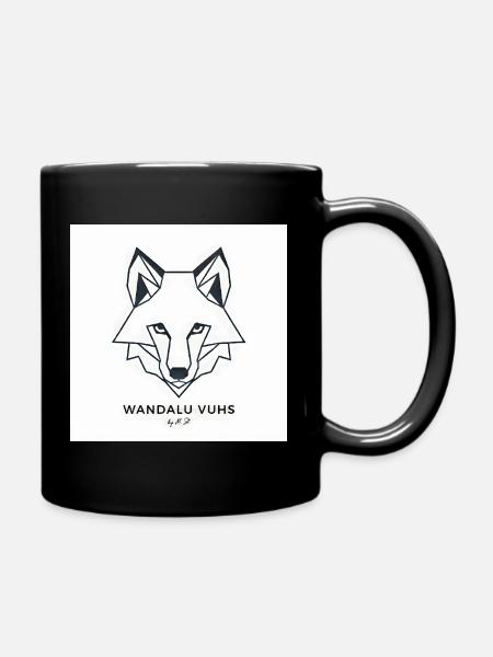 Wandalu Vuhs Fox - Full Colour Mug - black