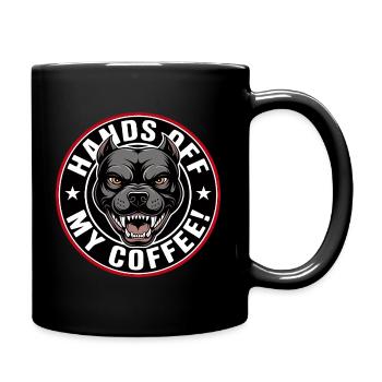 Hold My Coffee Dog Motif - Mug uni - noir - Droite