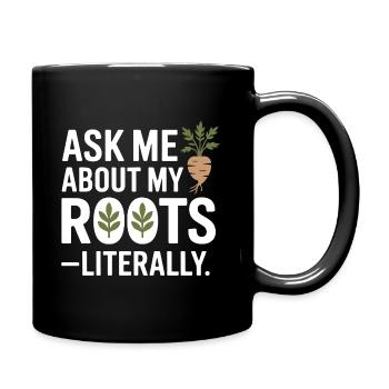 Certified Clinical Botanical Root Expert Apparel  - Full Colour Mug - black - Right