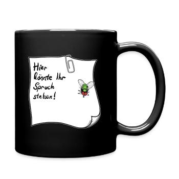 Notes – This could be your saying - Full Colour Mug - black - Right