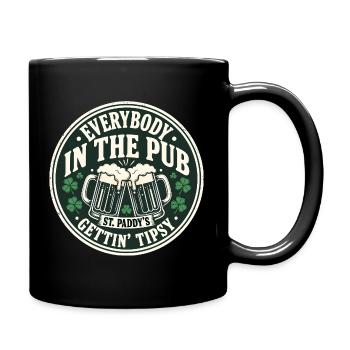 Pub Toast St Paddy's Tipsy Tee - Tasse einfarbig - Schwarz - Rechts