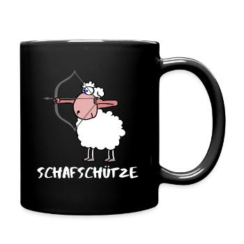 Sagittarius Sagittarius Zodiac Sign - Full Colour Mug - black - Right