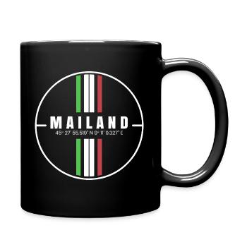 Milan Coordinates - Full Colour Mug - black - Right