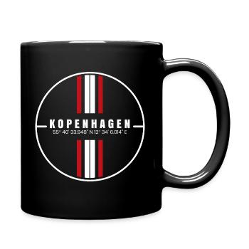 Copenhagen Coordinates - Full Colour Mug - black - Right