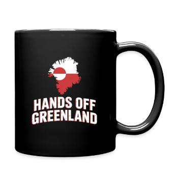 Hands off Greenland - Greenland Support Tee - Tasse einfarbig - Schwarz - Rechts