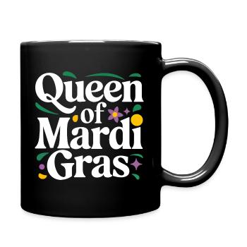 Fête du Carnaval de la Reine du Mardi Gras Nola - Mug uni - noir - Droite