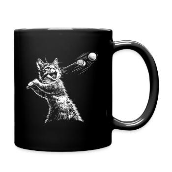 Golf Cat Golf - Mug uni - noir - Droite
