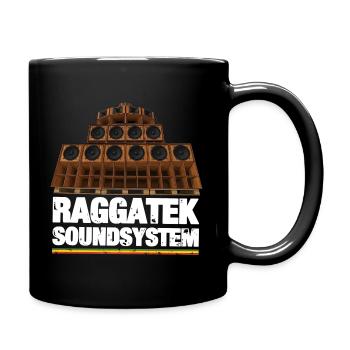 Raggatek - Tasse einfarbig - Schwarz - Rechts