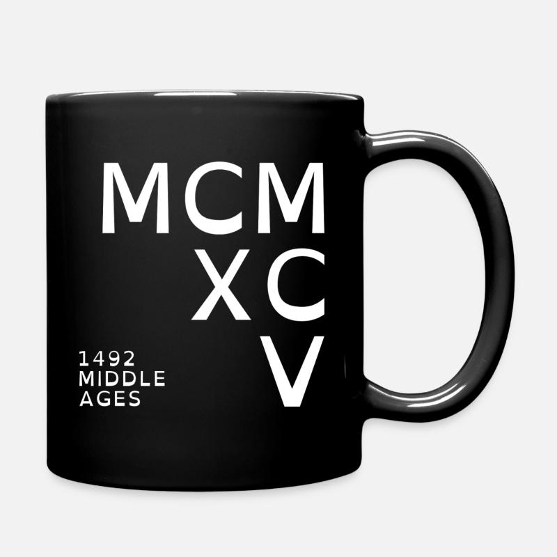 1995_COMPANY_white - Tasse einfarbig - Schwarz